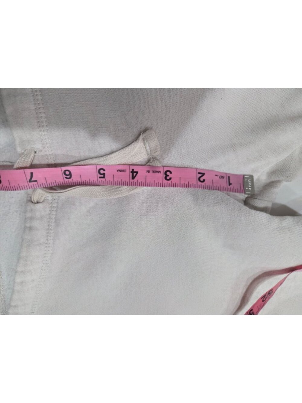 VTG Y2K 2003 Abercrombie & Fitch Cropped Sweatpants XL Grey Script Logo Butt - Picture 10 of 11